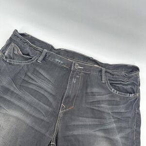 Monarchy M601 Gray Denim‎ Jeans Size 42 Distressed Relaxed Fit Mens